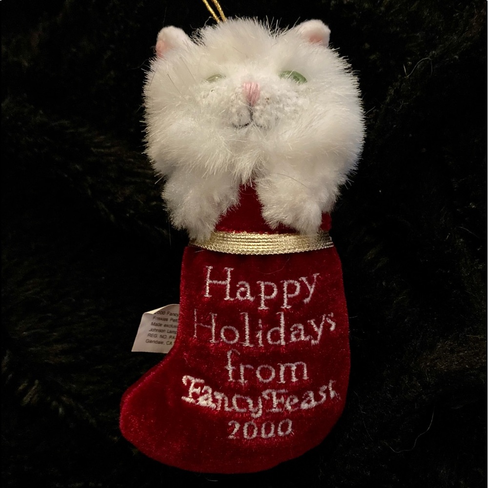 Fancy Feast 2000 Happy Holidays Ornament